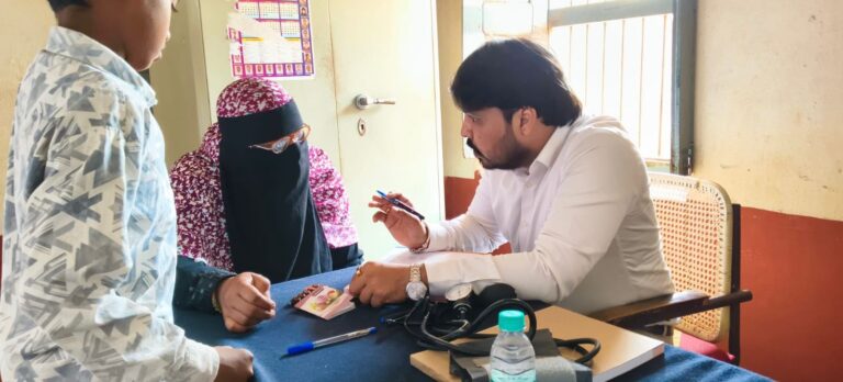 Free Mega health camp at bidar