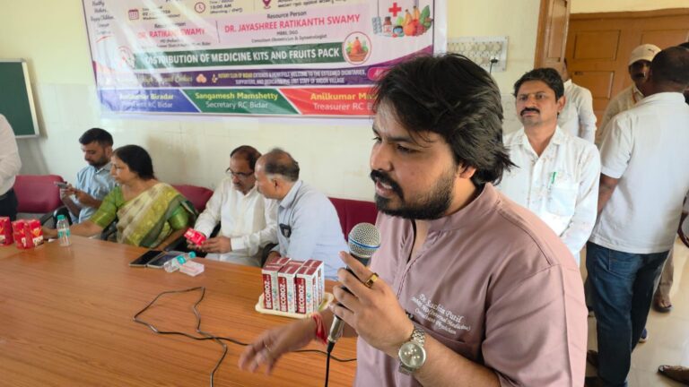 Dr.Sachin Patil Participates in Maternity & Child Health Awareness Camp at Andur PHC